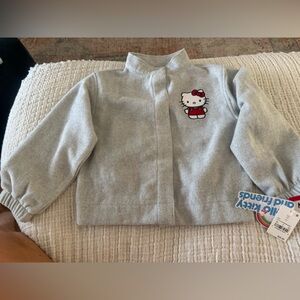 Hello Kitty Gray Jacket with Red Accent